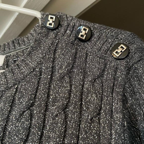 Charter Club Women's Gray Crewneck Sweater - Picture 3 of 5